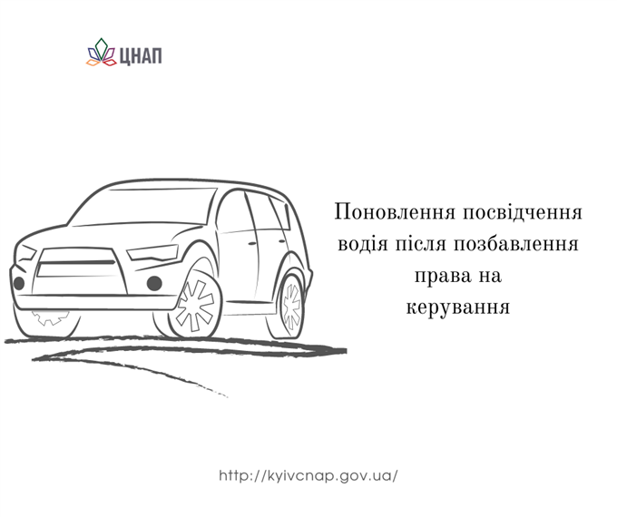 Поновлення посвідчення водія після позбавлення права на керування