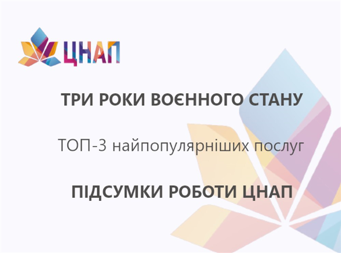 Як змінилися запити у ЦНАП за три роки воєнного стану