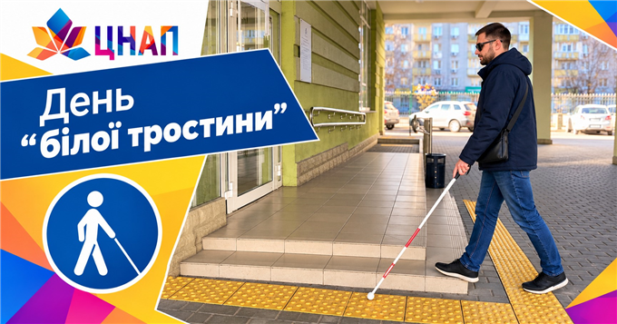 День "білої тростини": як ЦНАПи забезпечують доступність послуг